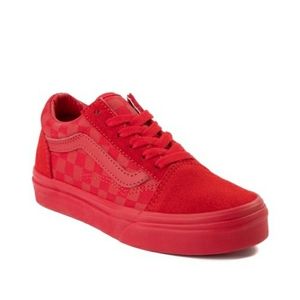 fully red vans